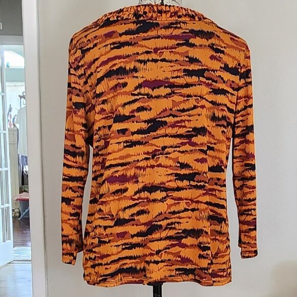 RUBY ROAD MULTICOLORED DESIGN TOP - Picture 3 of 4